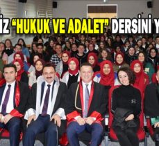 ÖĞRENCİLERİMİZ “HUKUK VE ADALET” DERSİNİ YERİNDE GÖRDÜ