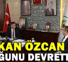 Başkan Özcan Koltuğunu Devretti