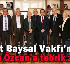 İzzet Baysal Vakfı’ndan Başkan Özcan’a tebrik ziyareti