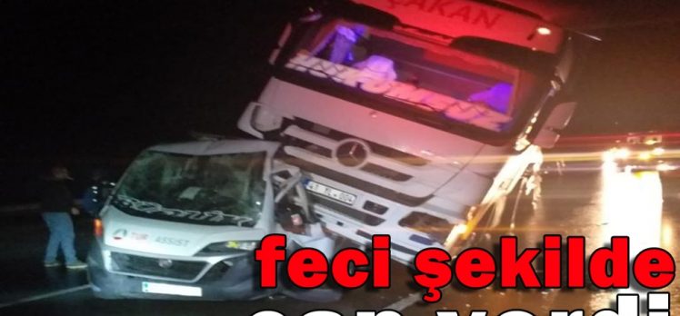 Bolu’da trafik kazası: 1 ölü, 1 yaralı