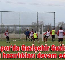 Boluspor’da Gazişehir Gaziantep maçı hazırlıkları devam ediyor