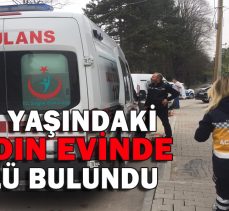 Kendisinden haber alınamayan kadın evinde ölü bulundu