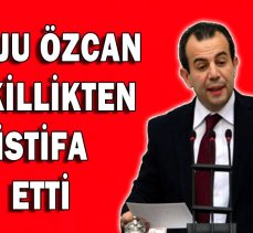 Tanju Özcan Vekillikten İstifa Etti