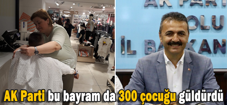 AK Parti bu bayram da 300 çocuğu güldürdü