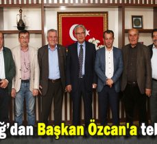 Ali Serindağ’dan Başkan Özcan’a tebrik ziyareti