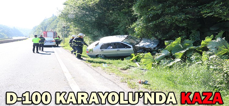 D-100 KARAYOLU’NDA KAZA: 3 YARALI