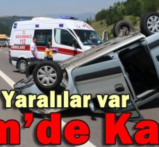 TEM’DE KAZA: 1 ÖLÜ,3 YARALI