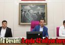 TASARRUFA DEVAM! 3 AYDA 42 MİLYON BORÇ ÖDENDİ