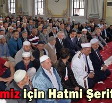 Şehitlerimiz için Hatmi Şerif Okundu