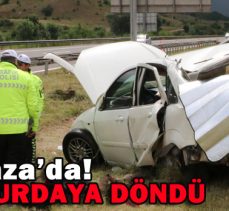 Feci Kaza’da! Araç Hurdaya Döndü