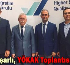 Rektör Alişarlı, YÖKAK Toplantısına Katıldı