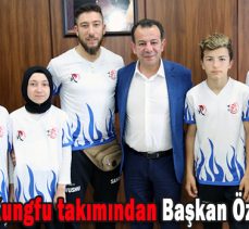 Bolu Wushu Kungfu takımından Başkan Özcan’a ziyaret