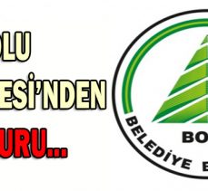 Bolu Belediyesi’nden Duyuru