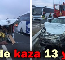 Tem’de Kaza 13 Yaralı