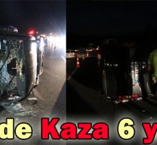 Tem’de Kaza: 6 yaralı