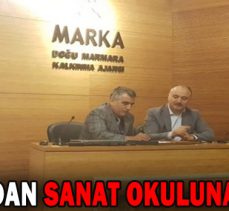 MARKA’DAN SANAT OKULUNA DESTEK