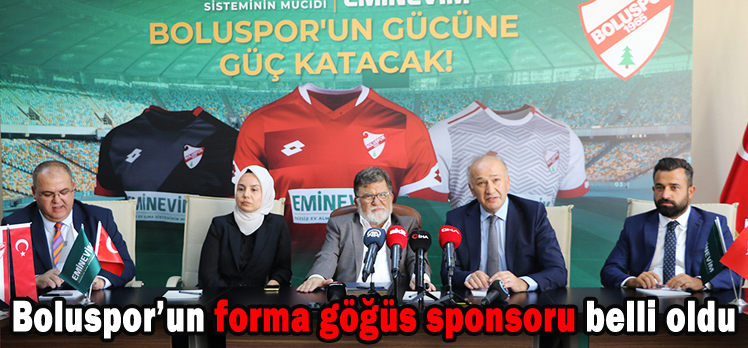 Boluspor’un forma göğüs sponsoru belli oldu