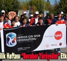Avrupa Hareketlilik Haftası “Beraber Yürüyelim” Etkinliği Düzenlendi