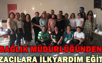SAĞLIK MÜDÜRLÜĞÜNDEN ECZACILARA İLKYARDIM EĞİTİMİ