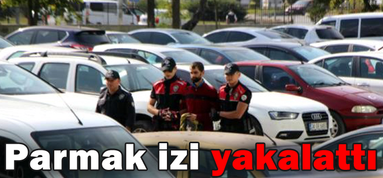 Parmak izi yakalattı