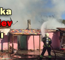 Bahçeköy’de 3 baraka alev alev yandı