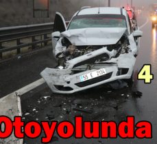 Tem Otoyolunda Kaza: 4 yaralı