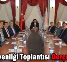 İl Spor Güvenliği Toplantısı Gerçekleştirildi