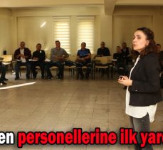 Belediye’den personellerine ilk yardım eğitimi