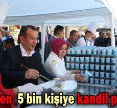 Belediye’den  5 bin kişiye kandil pilavı ikramı