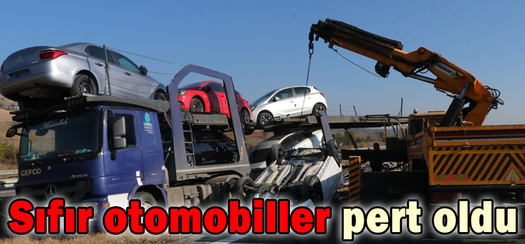 Sıfır otomobiller pert oldu