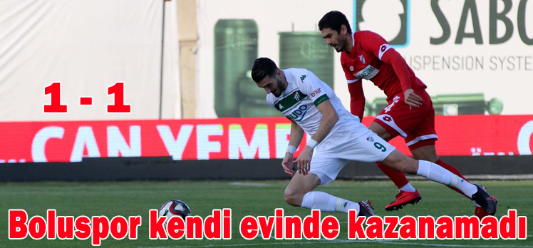 Boluspor: 1 – 1 Bursaspor