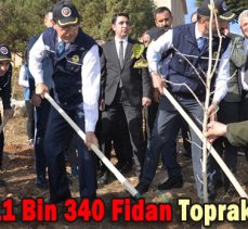 Bolu’da 111 Bin 340 Fidan Toprakla Buluştu