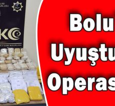Bolu’da Uyuşturucu Operasyonu