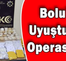 Bolu’da Uyuşturucu Operasyonu