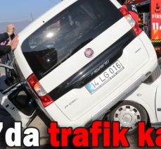 Bolu’da trafik kazası