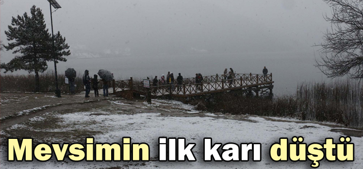 Mevsimin ilk karı düştü