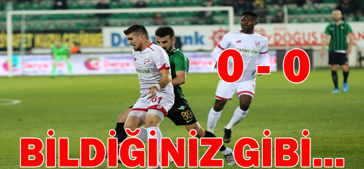 Akhisarspor: 0 – 0 Boluspor