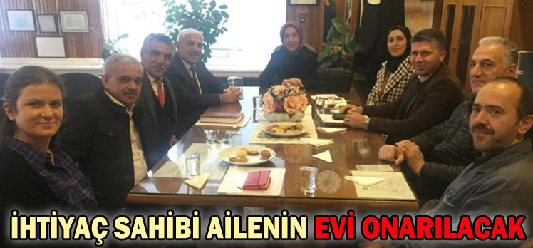 İHTİYAÇ SAHİBİ AİLENİN EVİ ONARILACAK