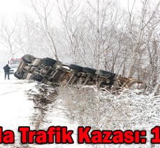 Bolu’da Trafik Kazası: 1 yaralı