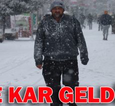 Bolu’da Kar Yağışı