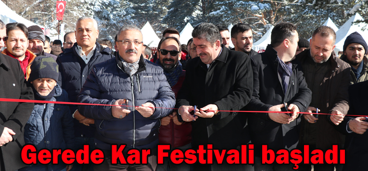 Gerede Kar Festivali başladı