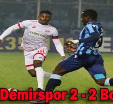 Adana Demirspor 2 – 2 Boluspor