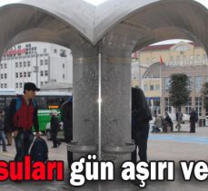 Kökez suları gün aşırı verilecek