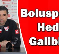 Boluspor’da Hedef Galibiyet