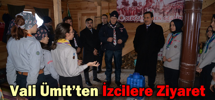 Vali Ümit’ten İzcilere Ziyaret