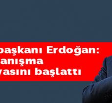 Cumhurbaşkanı Erdoğan, Milli Dayanışma kampanyasını başlattı