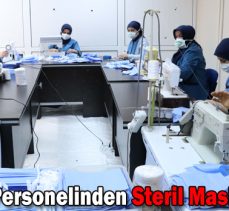 Hastane Personelinden Steril Maske Üretimi