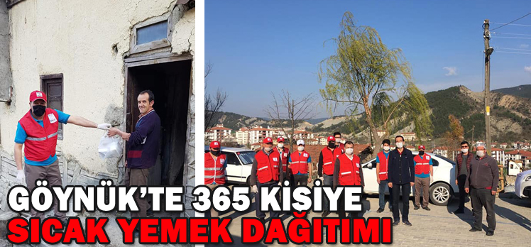 Göynük’te 365 kişiye sıcak yemek dağıtımı