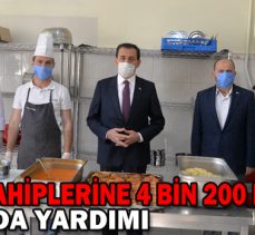 İHTİYAÇ SAHİPLERİNE 4 BİN 200 PAKET KURU GIDA YARDIMI