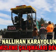 MUDURNU – NALLIHAN KARAYOLUNDA HEYELAN TEMİZLEME ÇALIŞMALARI DEVAM EDİYOR
